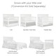 preview thumbnail 6 of 4, Evolur Signature Cape May 5 in 1 Full Panel Convertible Crib