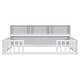 preview thumbnail 43 of 66, Wooden bed floor bed with bedside bookcase and shelves