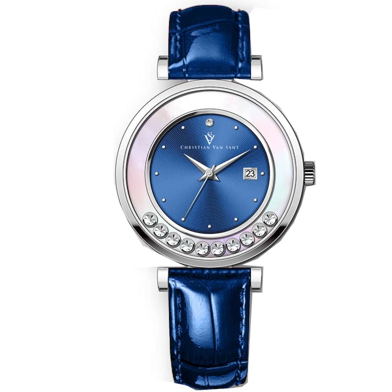 Christian Van Sant Women's Bria Blue Dial Watch - CV3812 - 6 (36)