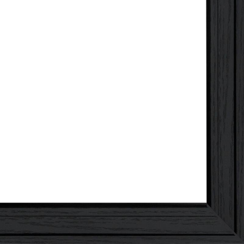 Framed Wall Art - Humorous "No Selfies in the Bathroom", Black Frame