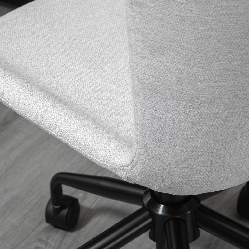 Vinsetto Home Office Chair, Swivel Task Chair with Adjustable Height, Armless