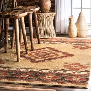 Nuloom Margene Tribal Diamond Area Rug