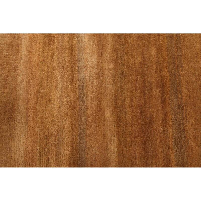 ECARPETGALLERY Hand-knotted Pak Finest Gabbeh Light Brown Wool Rug - 4'8 x 6'7