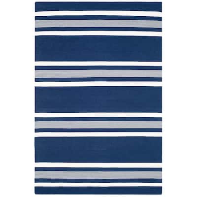 Lauren Ralph Lauren Hanover Stripe Nautical & Coastal Polyester Rug