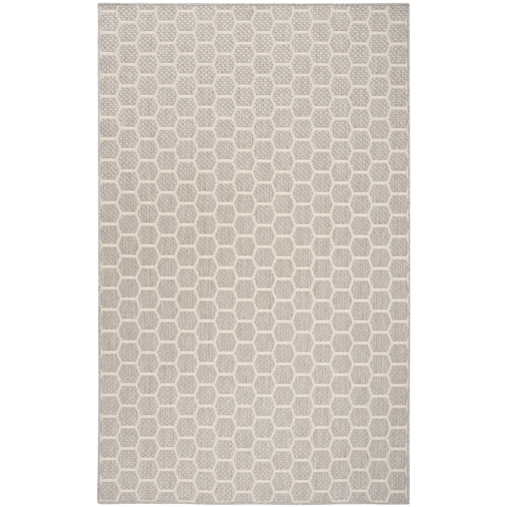 Nourison Reversible Indoor Outdoor Indoor/Outdoor Geometric Area Rug