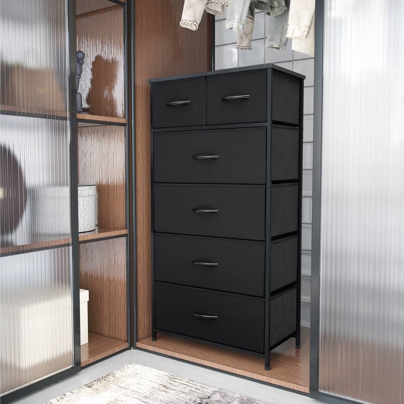 VredHom 6 Drawers Vertical Dresser Storage Tower