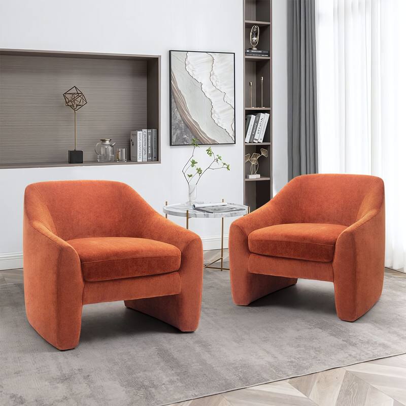 Modern Upholstered Oversized Accent Chairs