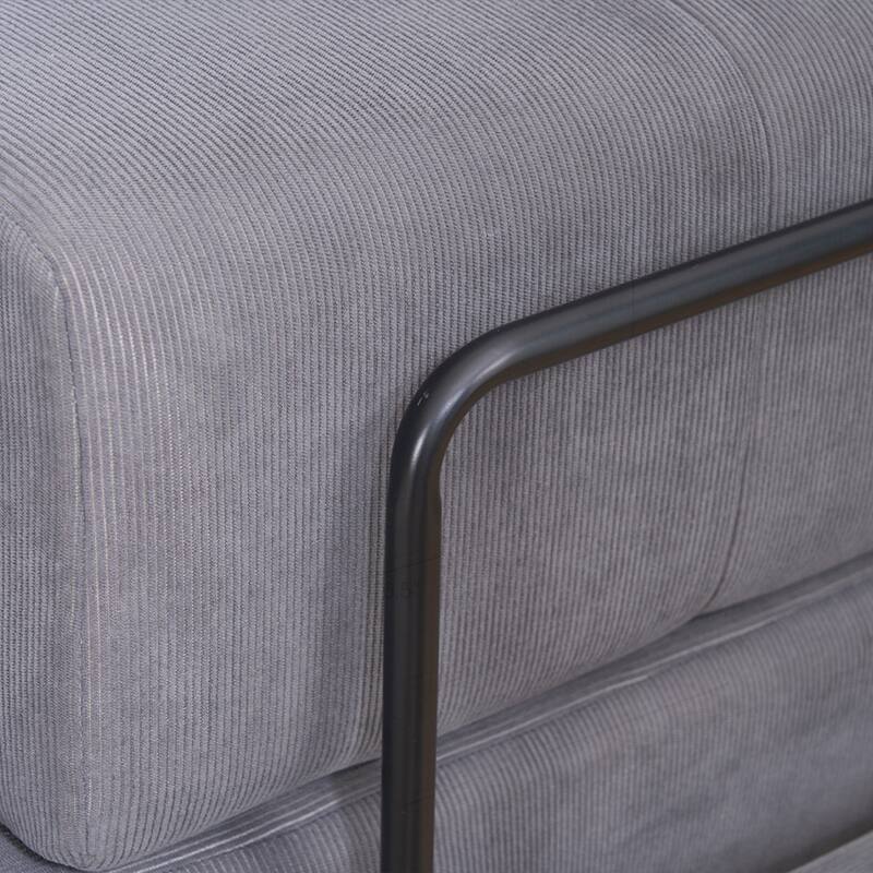 Versatile Convertible Sofa Bed with Plush Pillows for Any Living Space