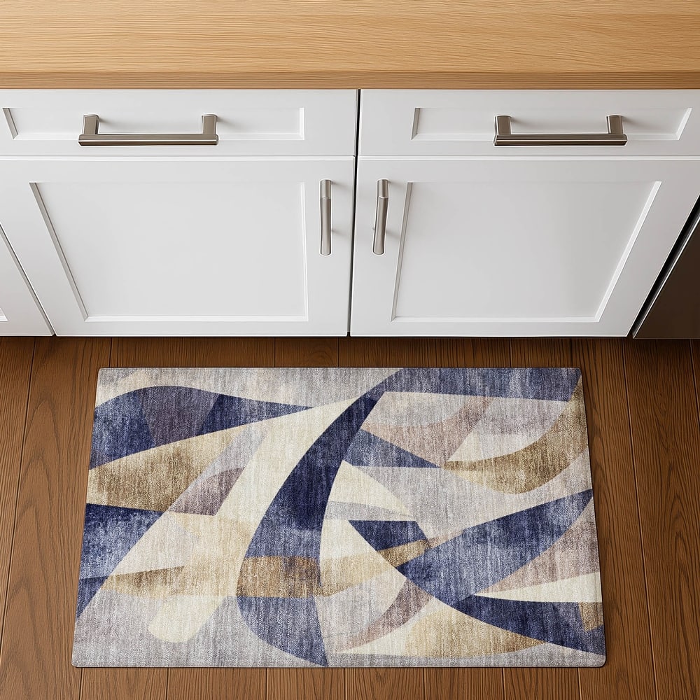 Premium Washable Super Soft Abstract Contemporary Mayfield Rug
