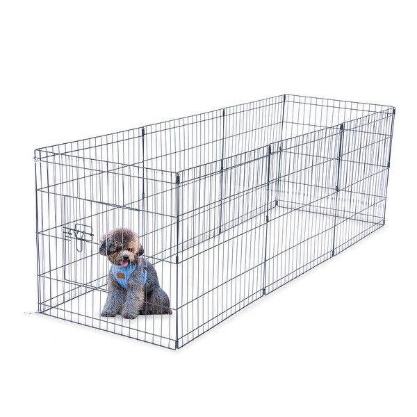 folding metal dog fence