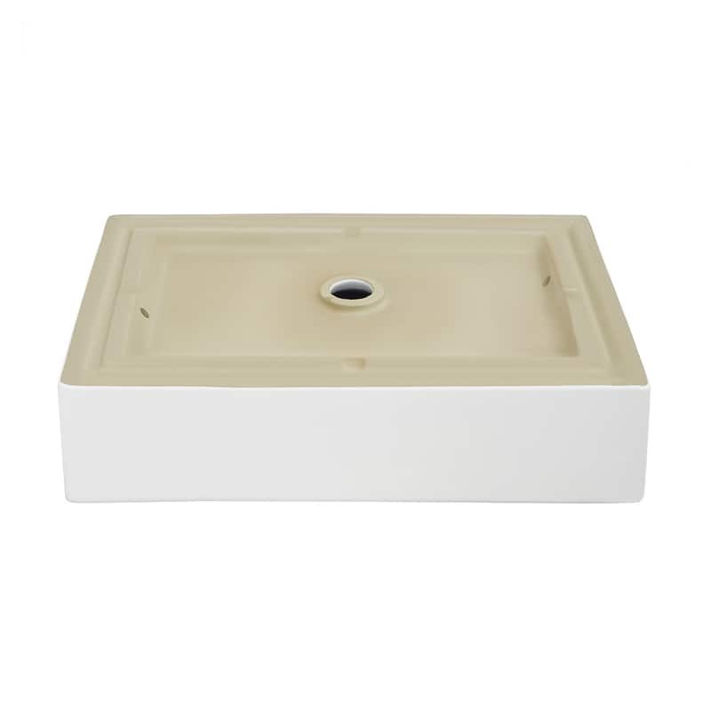 Swiss Madison Voltaire® Rectangular Ceramic Bathroom Vessel Sink