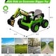 preview thumbnail 6 of 22, Kids Ride-On Electric Excavator Digger with Remote Control & Digging Arm