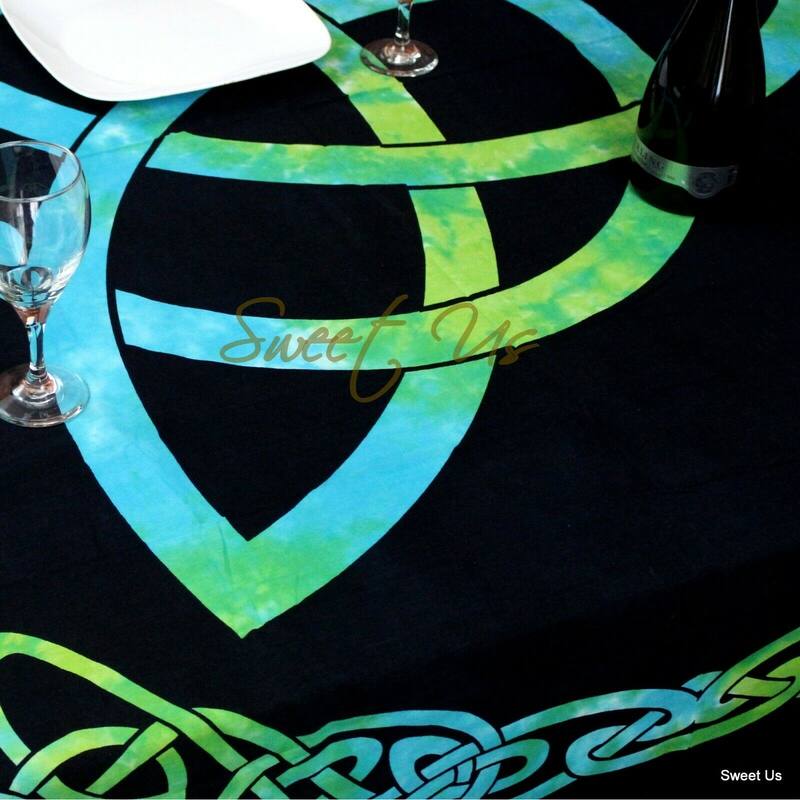 Celtic Triquetra Trinity Tablecloth Square