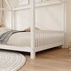 preview thumbnail 10 of 14, Full Size Wood House Bed w/Window, Fence, LED Lights, Guardrails