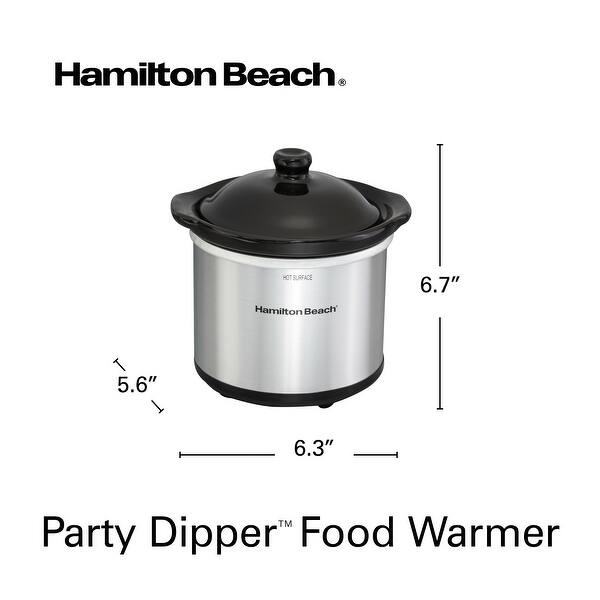 Programmable Stay or Go 6 Qt. Stainless Steel Slow Cooker with Bonus Party Dipper Programmable Stay or Go 6 Qt. Stainless Steel Slow Cooker with Bonus Party Dipper