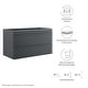preview thumbnail 24 of 46, Render 36" Wall-Mount Bathroom Vanity Cabinet (Sink Basin Not Included)