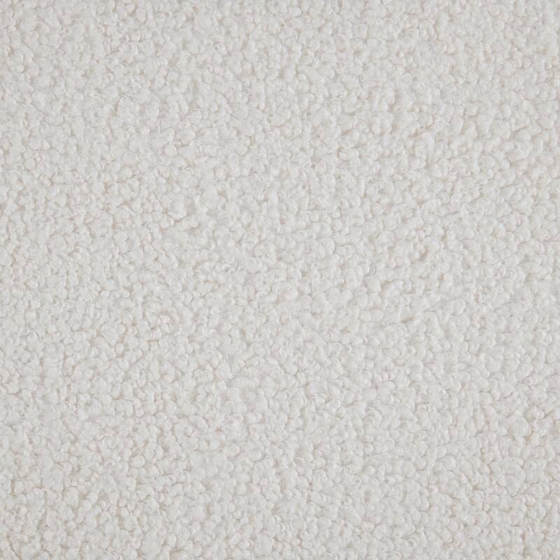 Hudson 26" Boucle Fabric Accent Chair - Black Finish Metal Legs