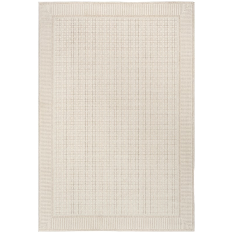 Nourison Nordic Indoor only Geometric Area Rug - 4' x 6' - Ivory - Rectangle