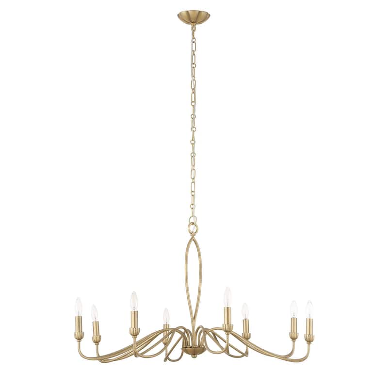 Uttermost Corella 8 Light Chandelier - 40"W x 40"D x 23"H