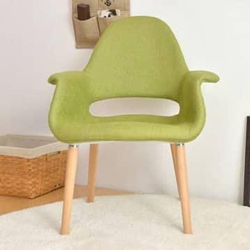 2xhome Fabric Mid Century Modern Accent Chairs Natural Leg In Green Set Of 2 Overstock 12117905