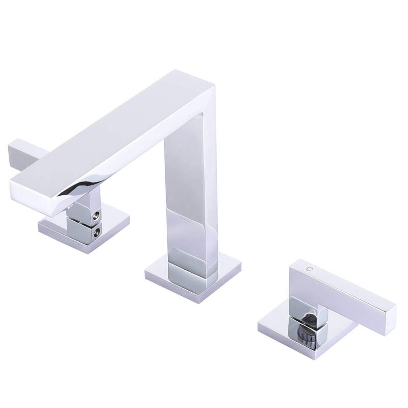 Fine Fixtures Square Bathroom Faucet, 8" Spread