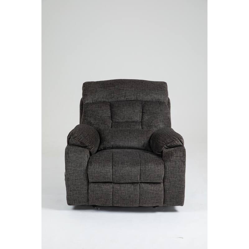 Power Lift Recliner Chair with Heat & Massage, Heavy Duty Recliner Chair with 2 Cup Holders & 2 Remote Controls