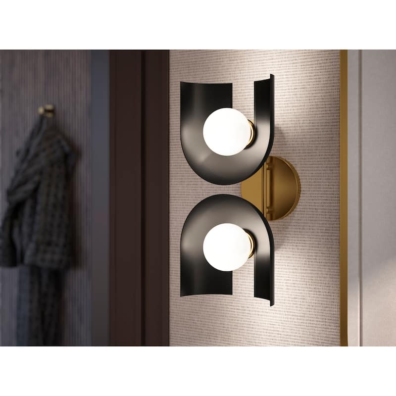 Kohler Lighting 31783-SC02 Jabot 2 Light 8" Tall Wall Sconce