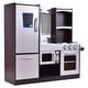 preview thumbnail 4 of 11, Enhanced Children's Wooden Pretend Play Kitchen Cooking Set for Creative Fun - 38.2" x 11.8" x 37.4"