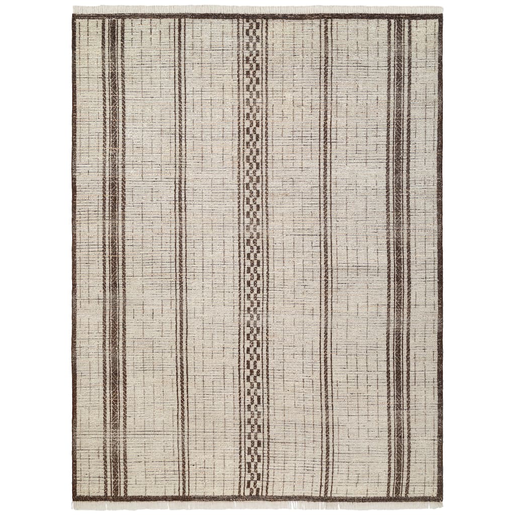 Terra by Obeetee Mesa Stripe Beige Rug