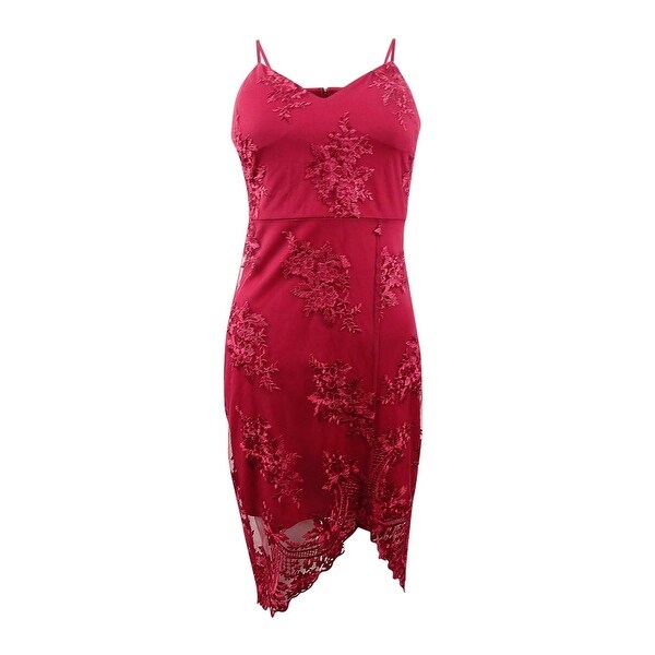 guess red bodycon dress