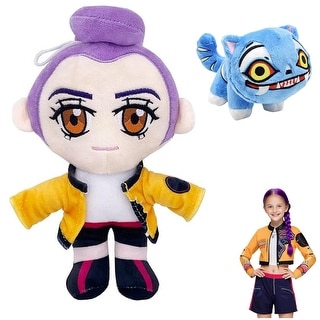 Kpop Demon Hunters Rumi Plush Doll & Kids Rumi Costume Singer Cosplay ...