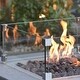 preview thumbnail 3 of 2, Elementi Outdoor Manhattan Fire Pit Square Wind Screen 22 x 22"