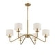 preview thumbnail 5 of 11, Trade Winds Lighting Hannah 6-Light Chandelier