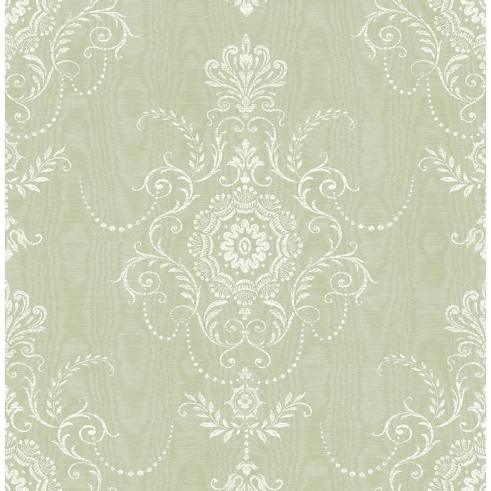 Seabrook Designs Colette Cameo Nonwoven Unpasted Wallpaper