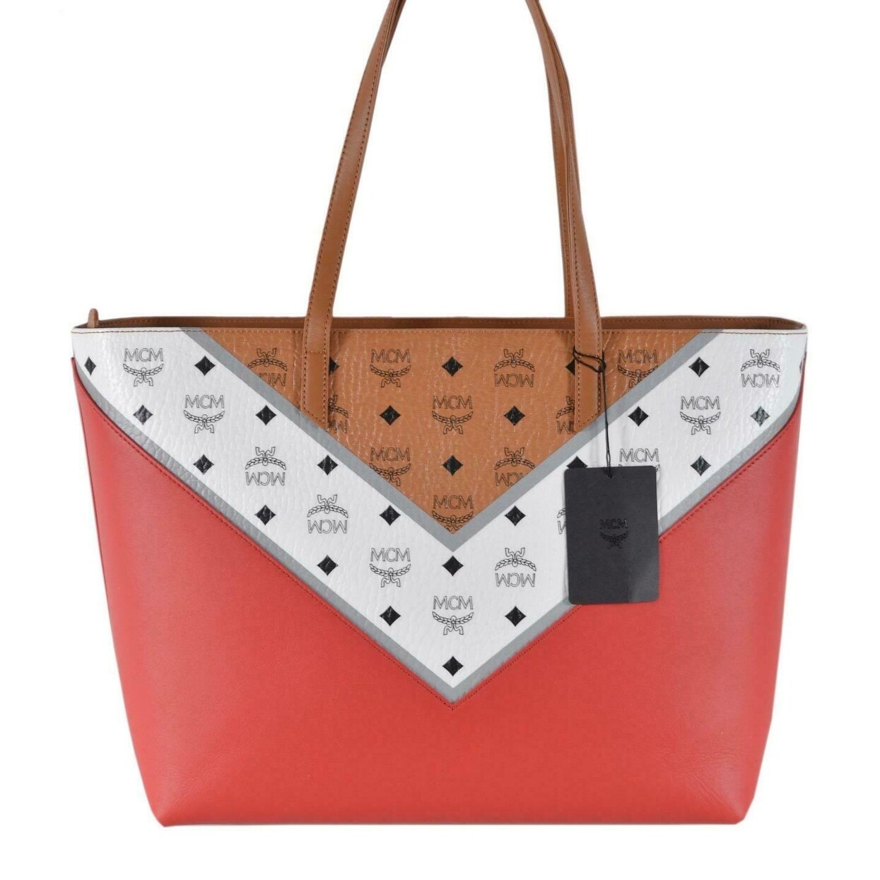 mcm tan purse