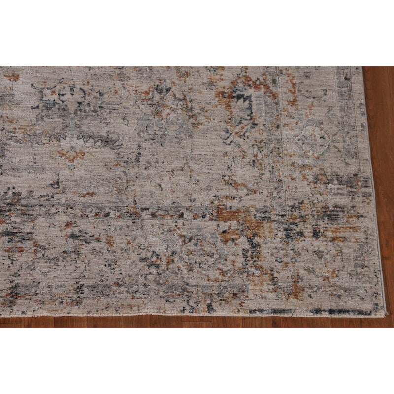 Ziegler Turkish Area Rug Machine Made Traditional Polyester Carpet - 7'10" x 10'2"