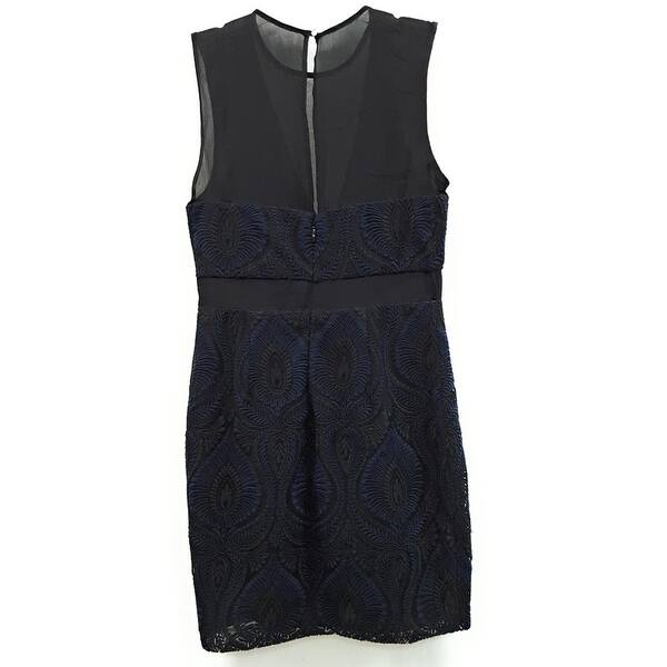Shop Nicole Miller Women S Dress Black Navy 8 On Sale Free
