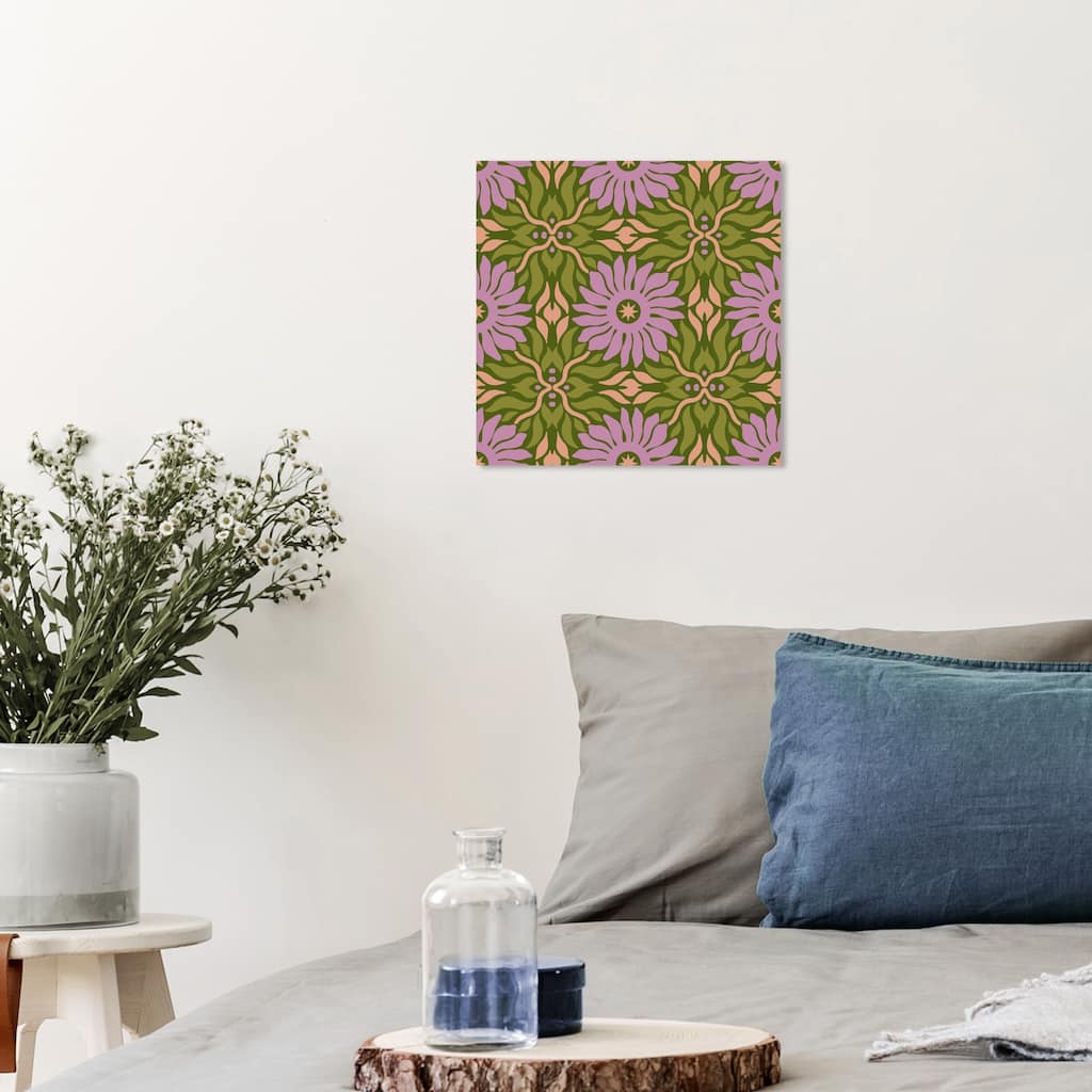 Wynwood Studio Canvas Abstract Soil Source for Flowers Purple and Light Purple Modern & Contemporary Wall Art Canvas Print