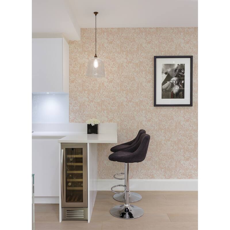 Advantage Dori Blush Painterly Floral Wallpaper