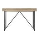 preview thumbnail 19 of 21, SAFAVIEH Hilton 21.65-Inch Metal drawer Desk, Rustic Brown and Black
