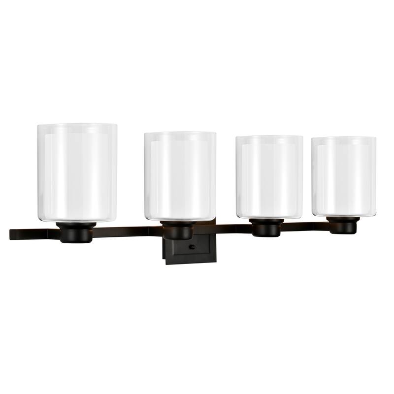 Oslo Vanity Light Fixture Matte Black - Matte Black
