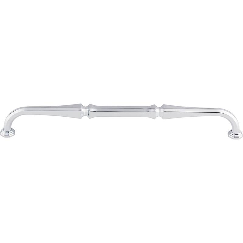 Top Knobs Chalet 9 Inch Center to Center Handle Cabinet Pull from the - Polished Chrome