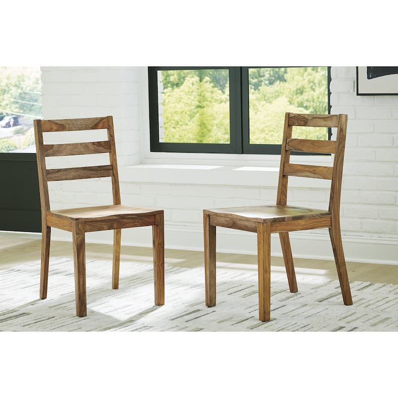 Signature Design by Ashley Dressonni Brown Dining Chair - 17.75" W x 21.25" D x 34.75" H