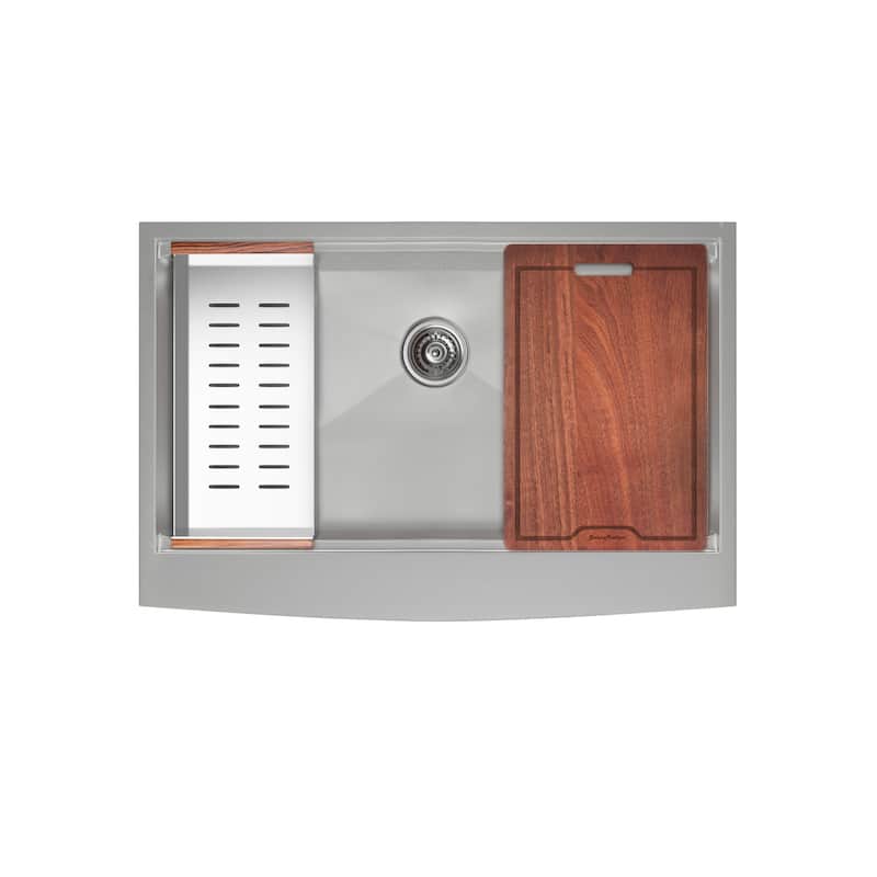 Swiss Madison SM-KS780 Rivage 33" Farmhouse Single Basin Stainless