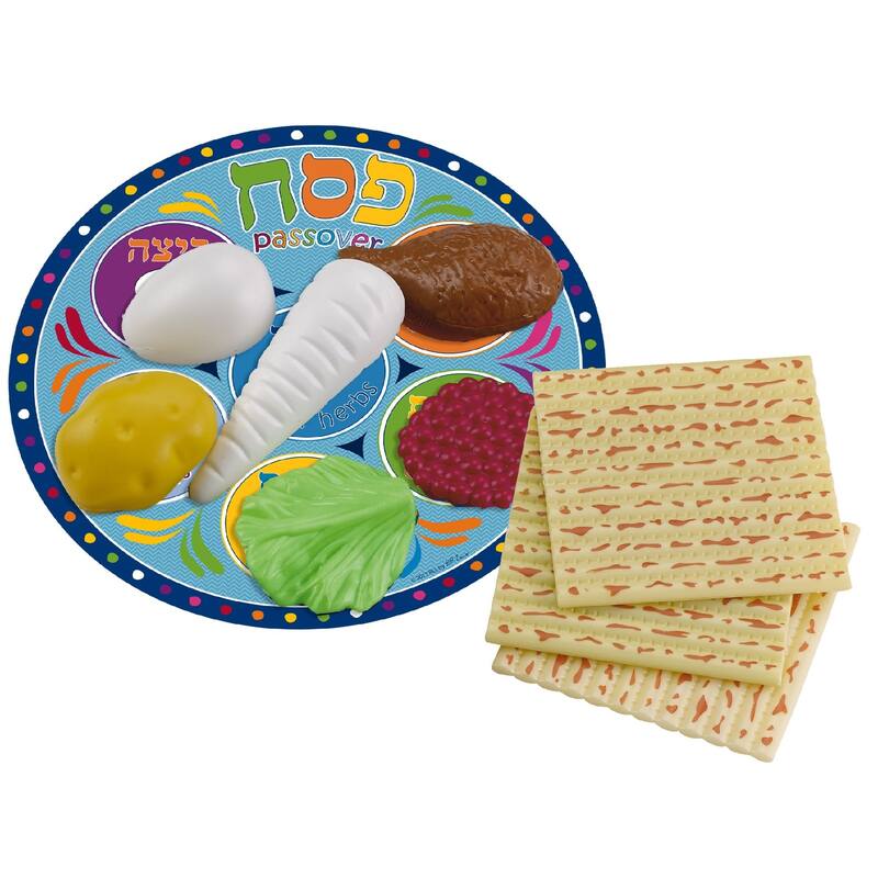 10 Piece Passover Deluxe Seder and Matzah Play Set 11.5"