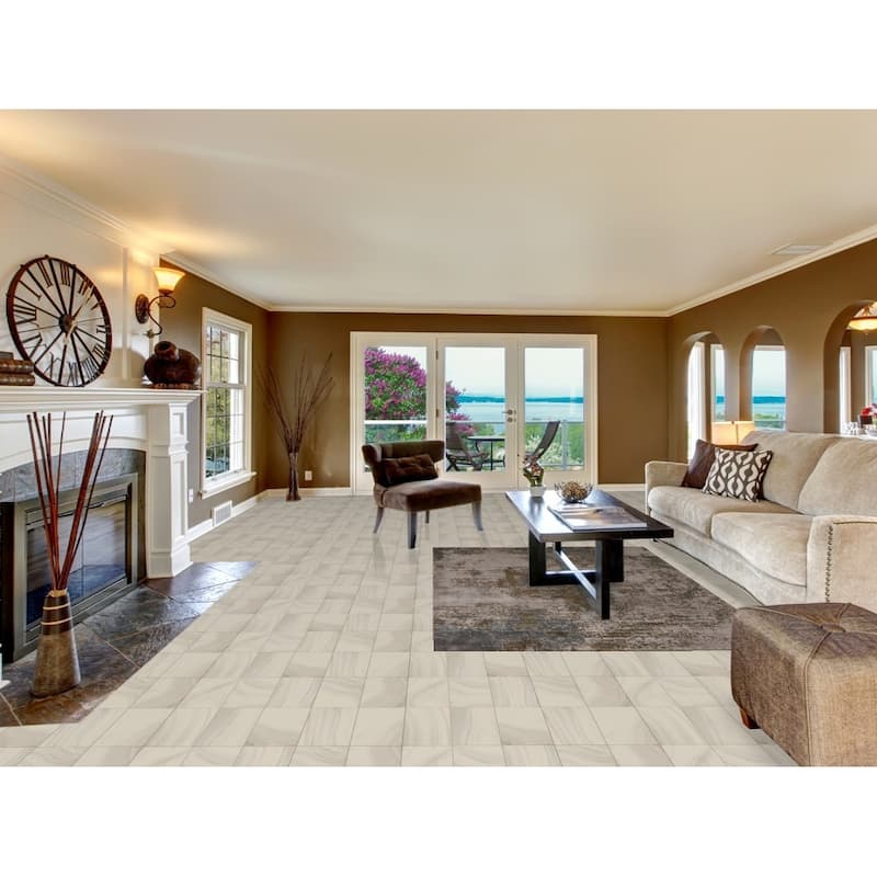 Multi-Color Abstract Area Rug Handmade Wool Carpet - 5'3" x 8'4"