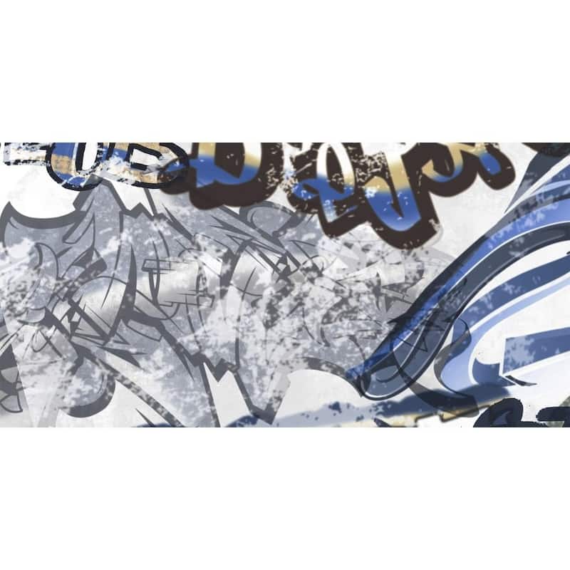 Monroe 24x48 White Matte Graffiti Porcelain Tile - Floor & Wall - Large Format