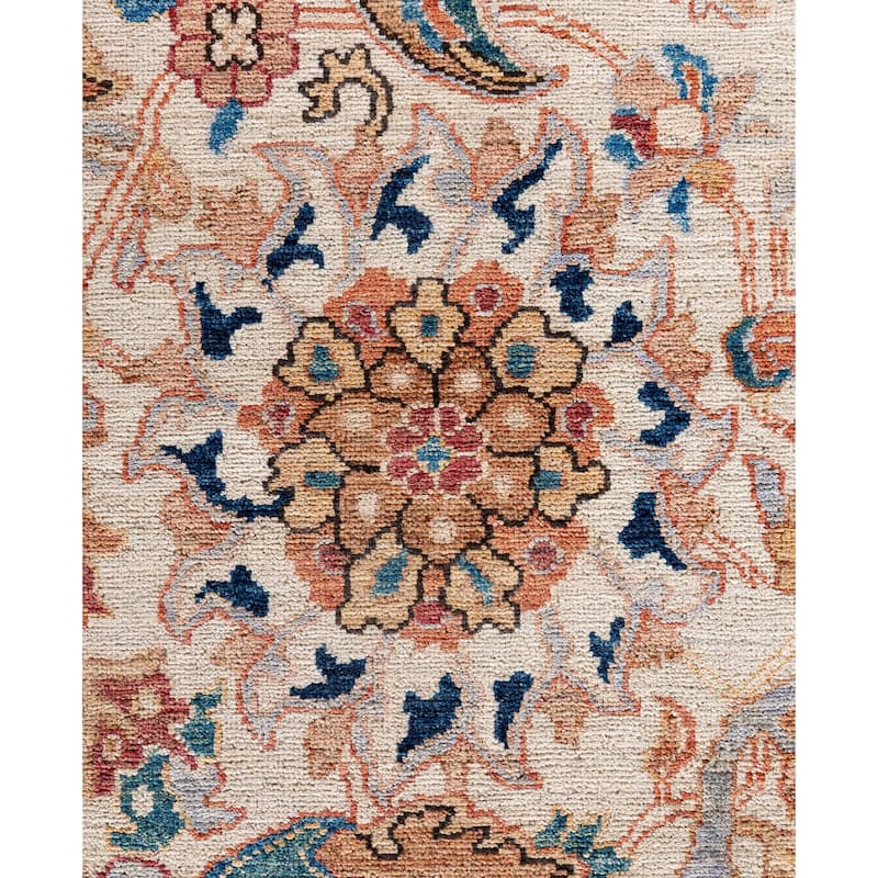 Serapi One-of-a-Kind Hand-Knotted Area Rug - Ivory - 8' 10" x 11' 9"
