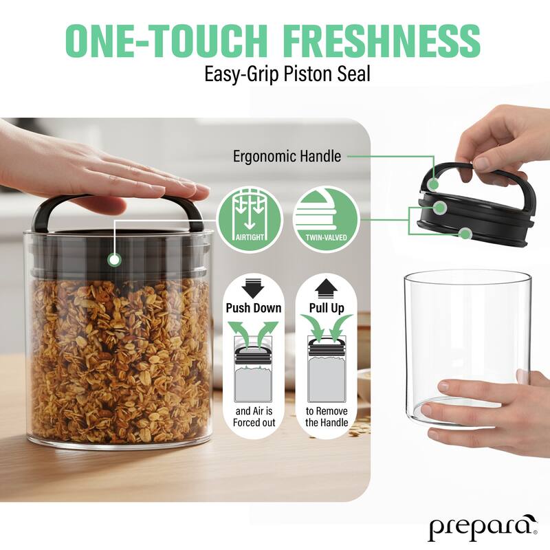 Prepara Set of 2 Evak Fresh Saver Airtight Containers