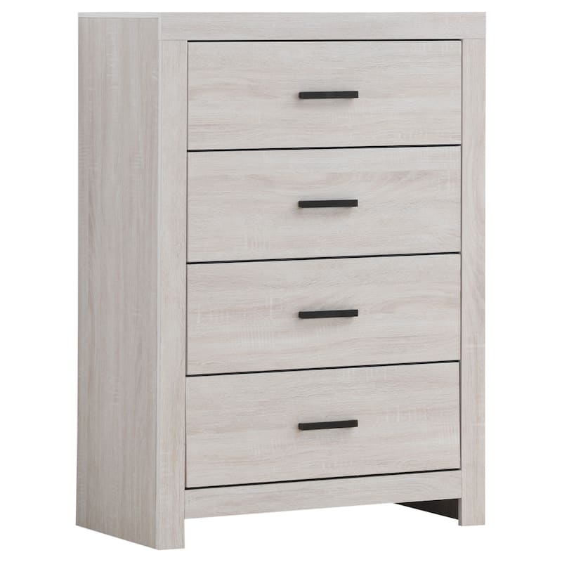 Brantford Farmhouse Wood 4-drawer Bedroom Chest